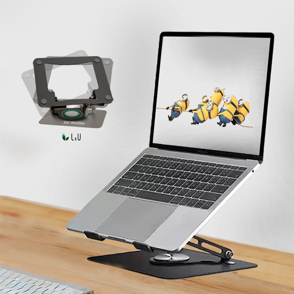 [LxU] 프리미엄 360도 회전 높이조절 노트북 태블릿 거치대 스탠드 _꿀템