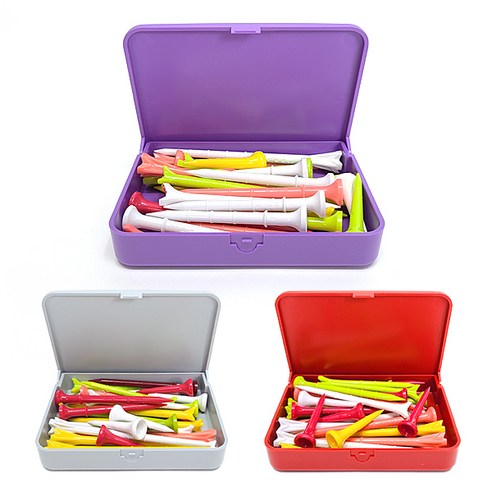 골프티 + 케이스 3팩: 완벽한 골프 라운드를 위한 필수품