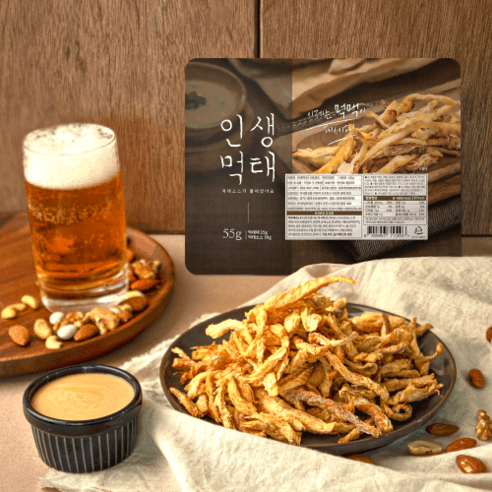 고단백 바삭한 인생먹태 + 갈릭마요소스, 맛있는 건강식단의 시작