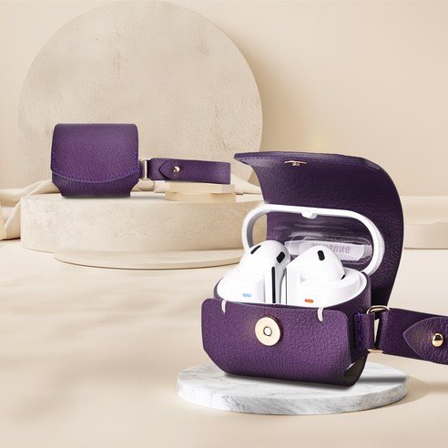 비유어산타 버즈3 프로 라이브 호환 커버 가죽케이스