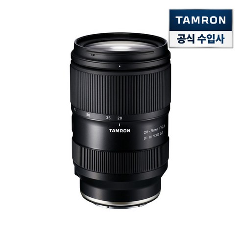 탐론 28-75mm F/2.8 Di III VXD G2 A063 신형 소니 FE렌즈 – 전문가의 선택 _꿀템