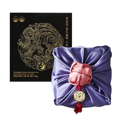 [상림원] 홍삼정 골드블랙 홍삼스틱 30포 프리미엄 선물세트