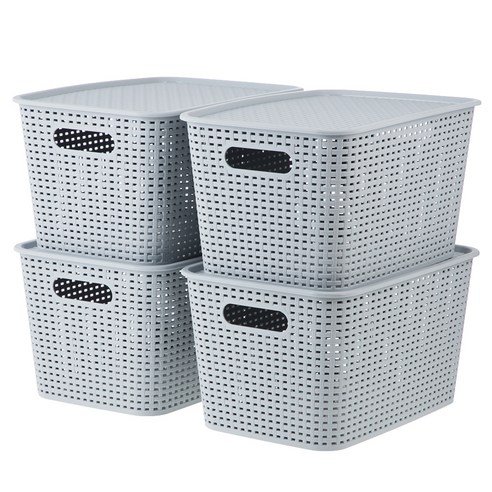 코멧 라탄 펜트리 수납 정리함으로 당신의 공간을 정돈하세요!