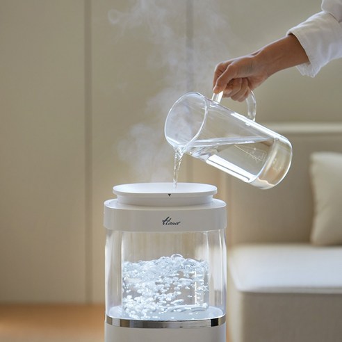 한일 가열식 가습기 이지필 글라스 무드등 물멍 HGSP-HK35L 3.5L _꿀템