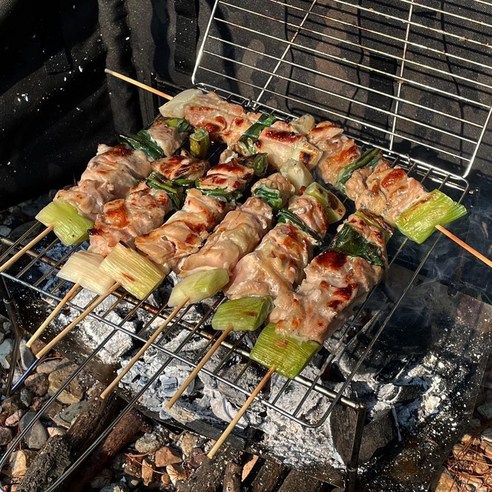 캠핑의 필수품, 닭꼬치 4개 X 2팩 (총 8개 1Kg)