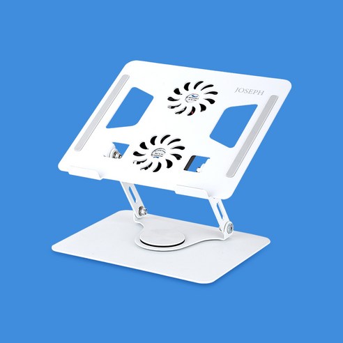 조셉 360도 회전 듀얼쿨링팬 노트북 거치대 쿨러 – 노트북을 시원하게 보호하고 효율적으로 사용하기 _꿀템