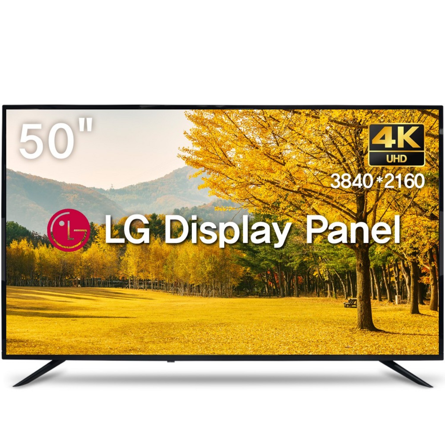 4K UHD 화질과 프리미엄 디자인이 돋보이는 위드라이프 50인치 TV _꿀템
